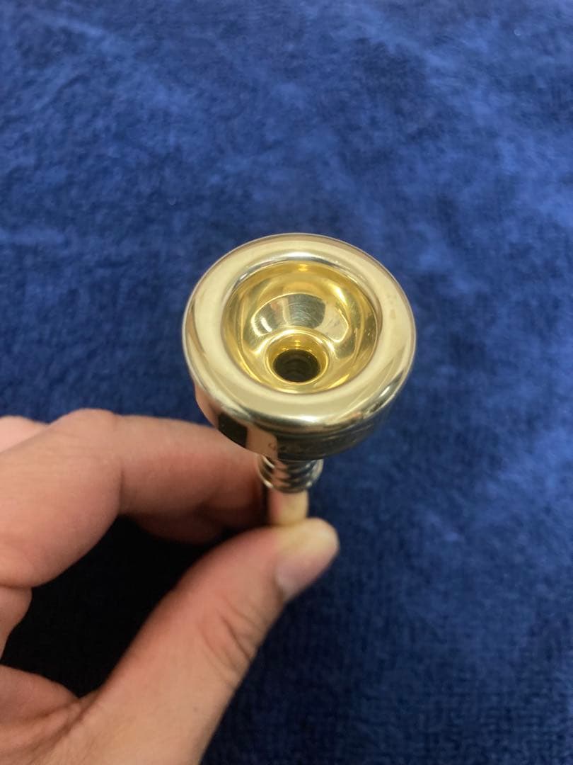 トランペットマウスピース シルキーMOST1M 金メッキ