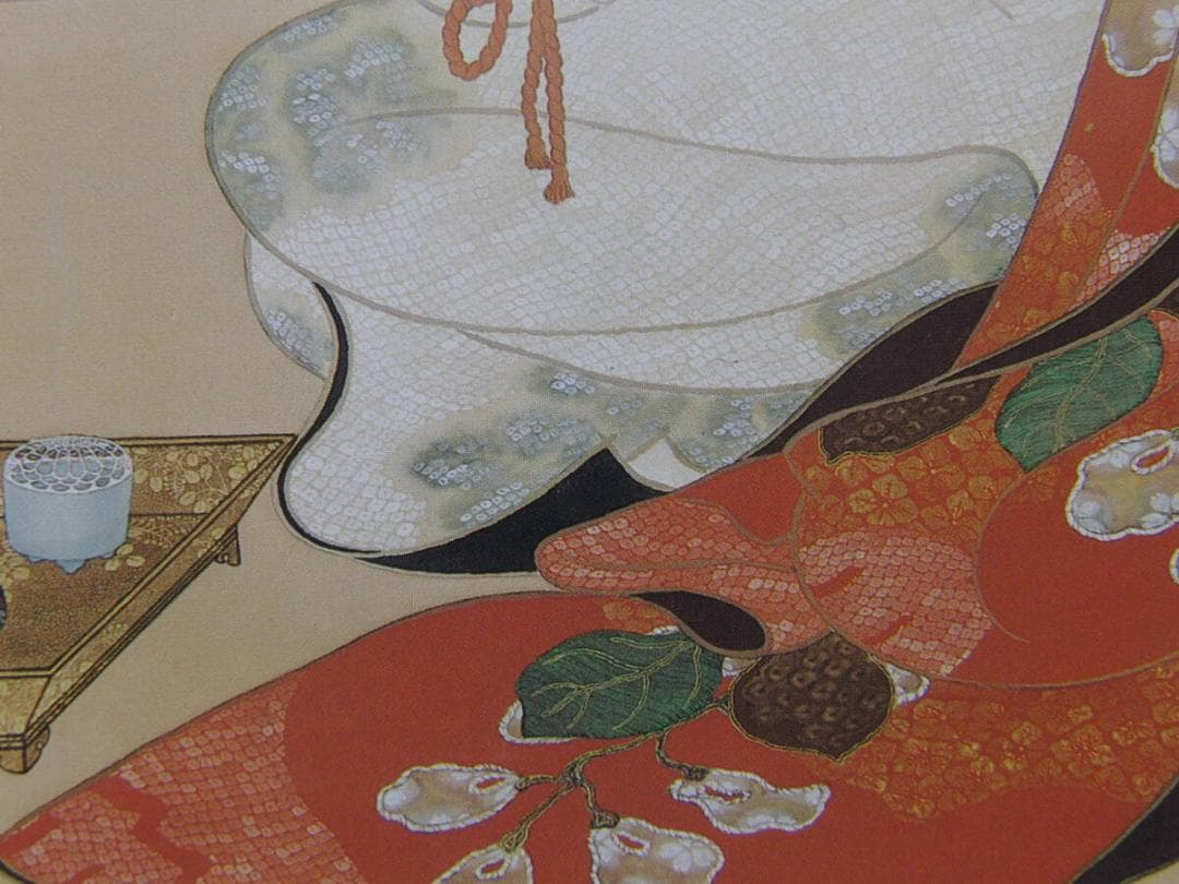 島成園、「香のゆくえ」、希少画集・額装画、日本製・新品額縁にて額装致します