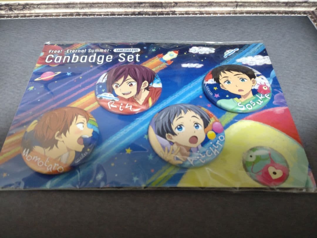 Free! 缶バッジ SAMEZUKA KIDS 鮫柄 凛 宗介 キャラクターグッズ