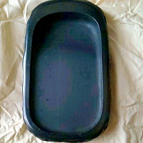 書道具栄寿堂硯本舗山下芳石作雨畑硯共箱CR8786