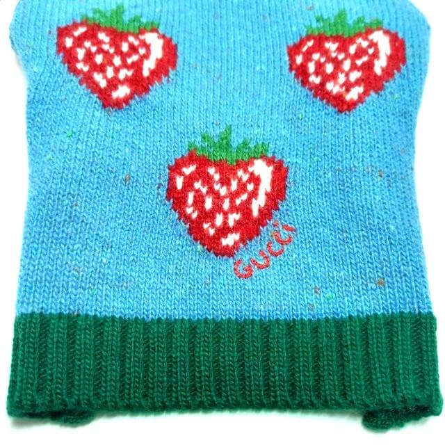 未使用 グッチ 犬 猫 ペット 洋服 イチゴ 695740 セーター 小型用