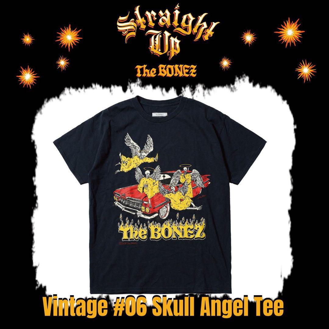The BONEZ Vintage #06 Skull Angel Tee XL