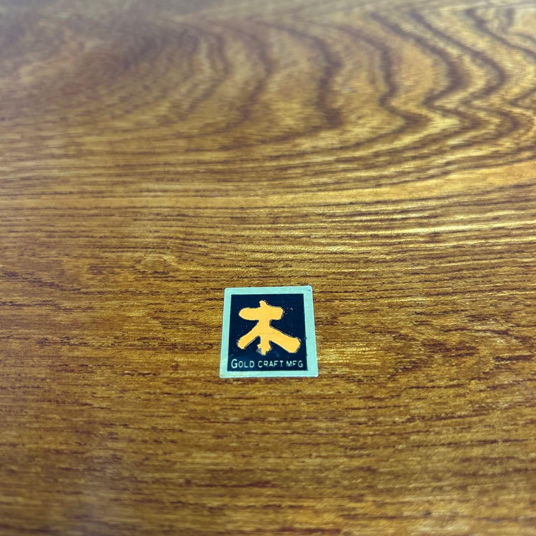 木製盆(大型) 直径約45cm Gold Craft MFG