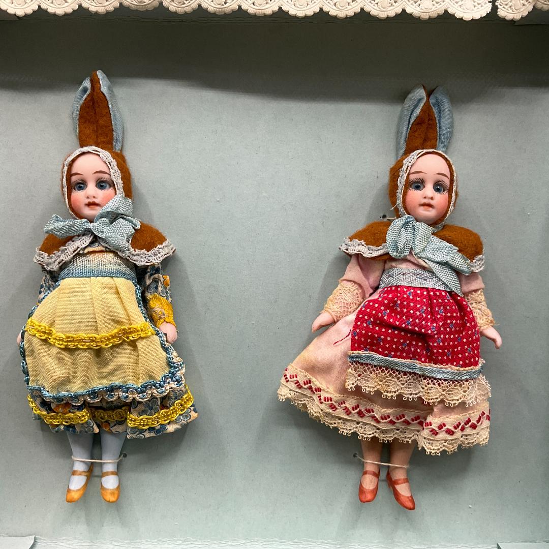 Hertwig ヘルトヴィヒ アンティーク ビスクドール バニー 兎 白うさぎ