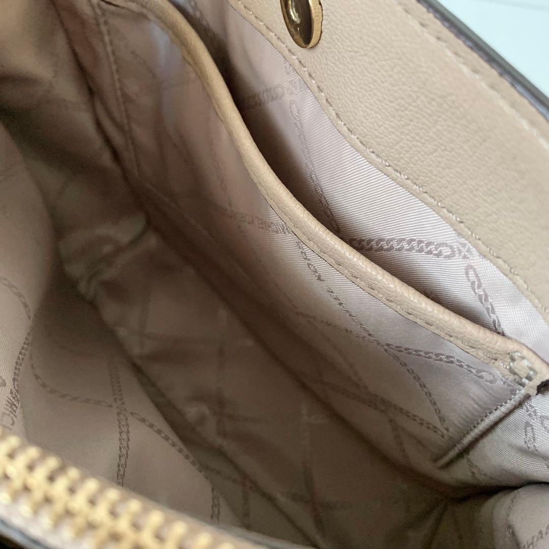 【マイケルコース】アレッサ　2way ハンドバッグ　ショルダーバッグ　ブラウン