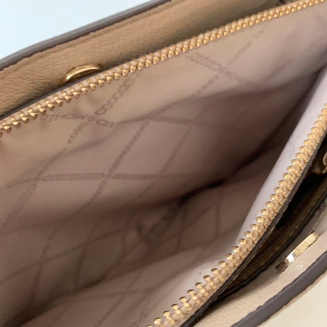 【マイケルコース】アレッサ　2way ハンドバッグ　ショルダーバッグ　ブラウン