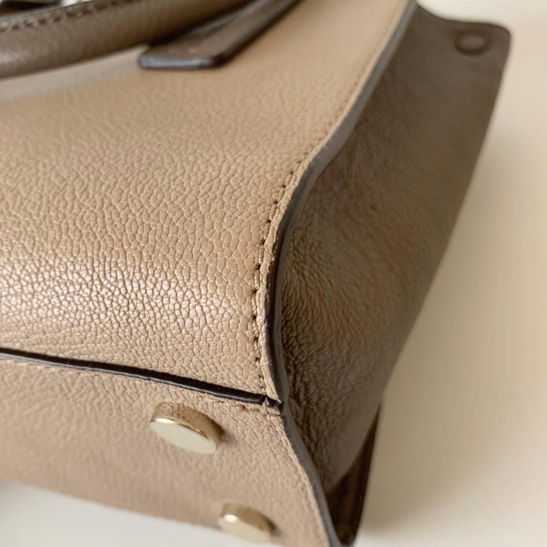 【マイケルコース】アレッサ　2way ハンドバッグ　ショルダーバッグ　ブラウン