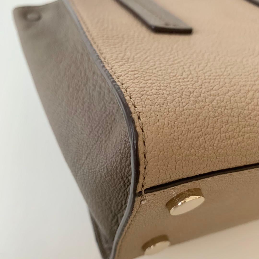 【マイケルコース】アレッサ　2way ハンドバッグ　ショルダーバッグ　ブラウン