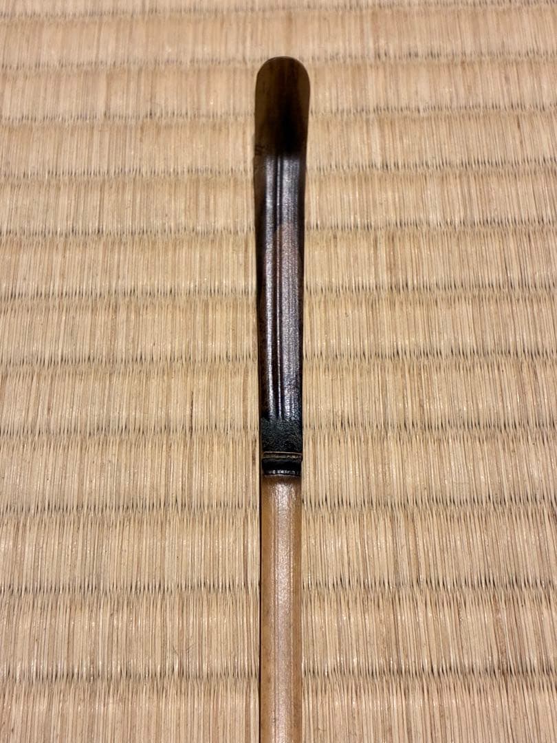 茶道具 浸竹茶杓 銘『明歴々』 南宋寺 田島碩應書付 久保左京削り