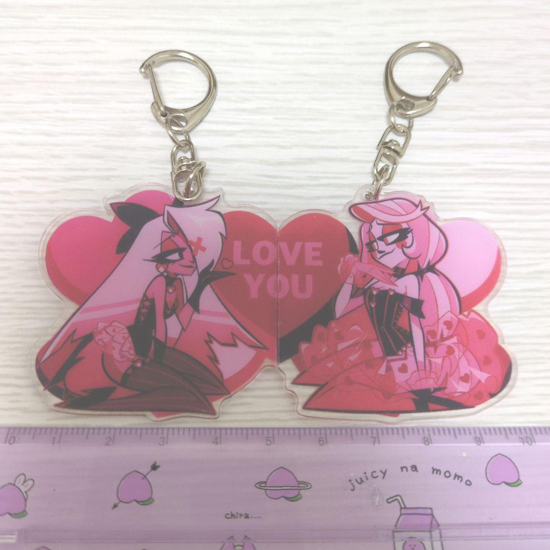 ハズビンホテル　アクリルキーホルダー　4セット