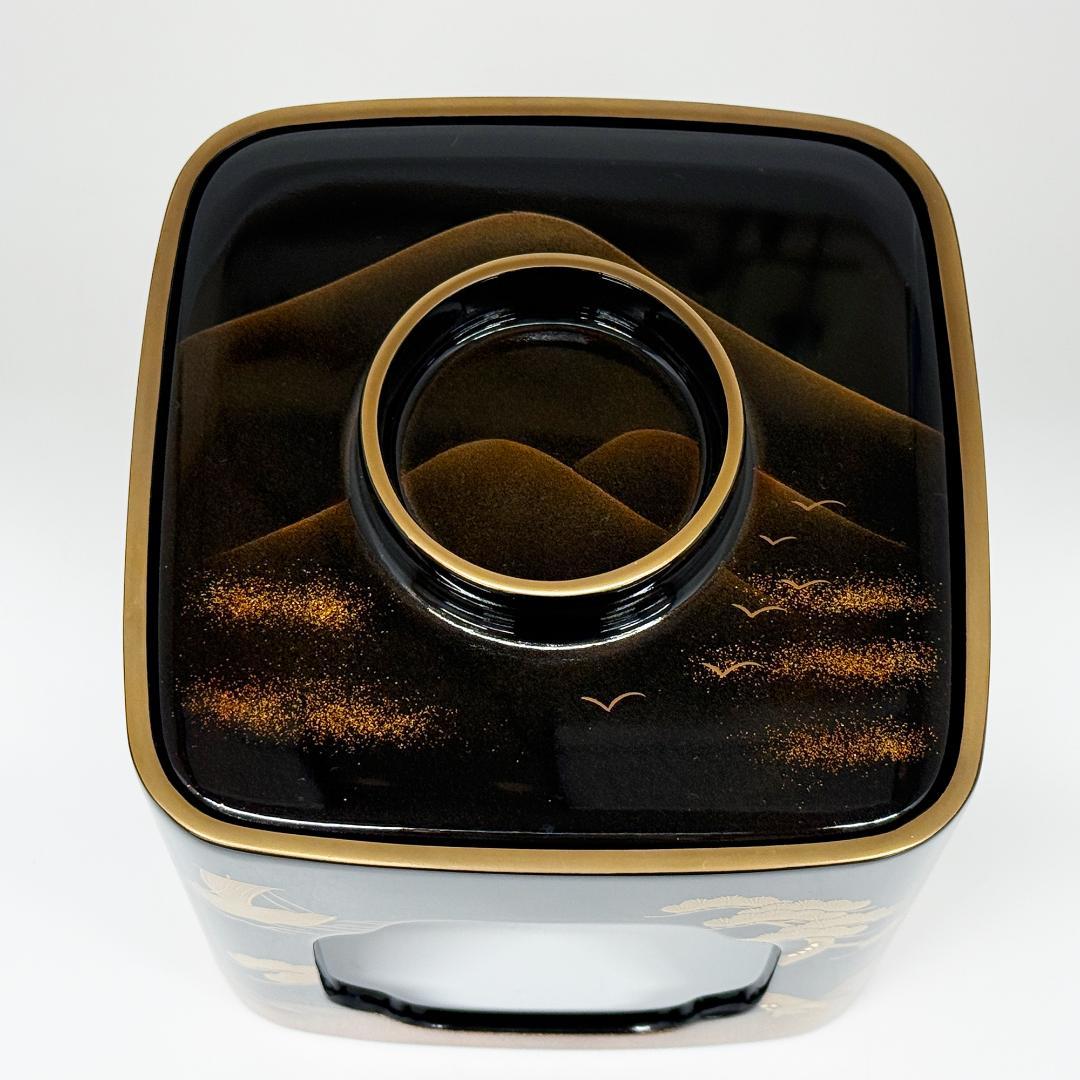 輪島塗 塩安製 屠蘇器 共箱 杉谷雅輔 号松芯