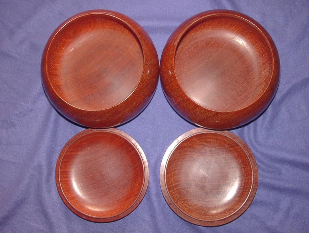 碁笥 天然銘木 花梨 超特大 並 40号 と 碁石 鳳凰碁石 松印