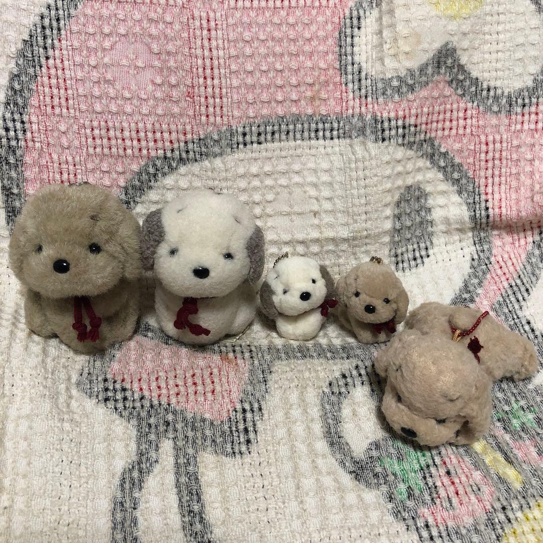 オリエンタルトーイ　うめ吉　ぬいぐるみキーホルダー　中古品　5コセット