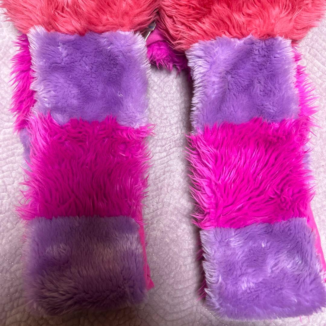 ディズニー　チャシャ猫　ファンキャップマフラー