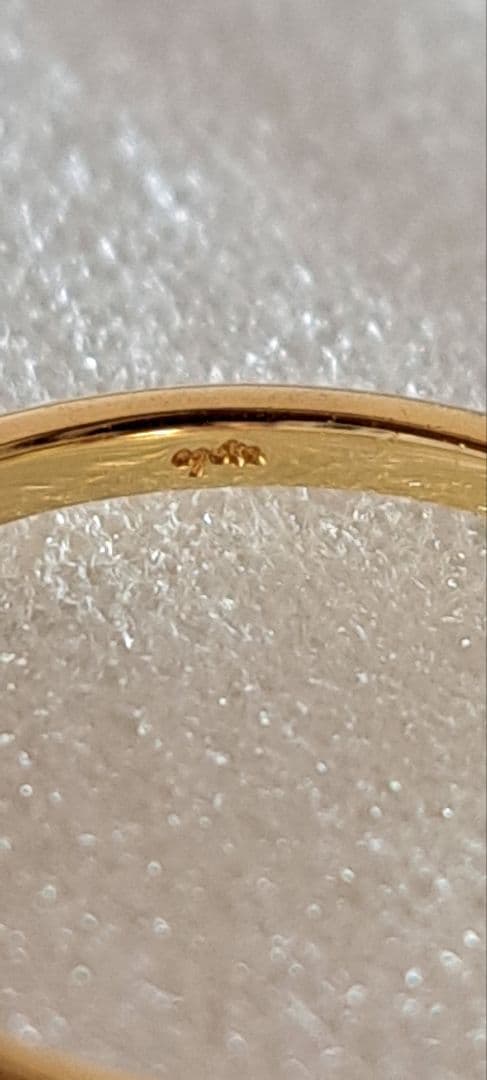 アガットダイヤリングK18