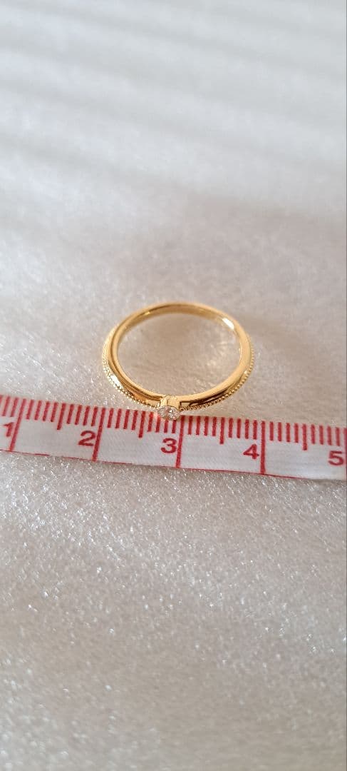 アガットダイヤリングK18