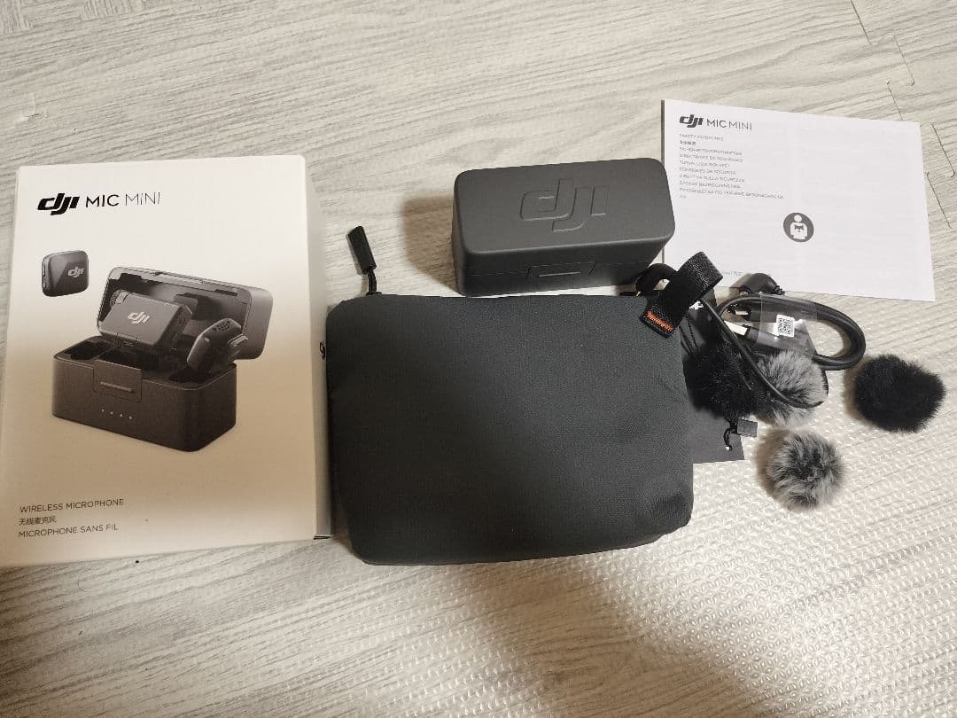DJI Mic Mini（2 TX + 1 RX + 充電ケース） ピンマイク