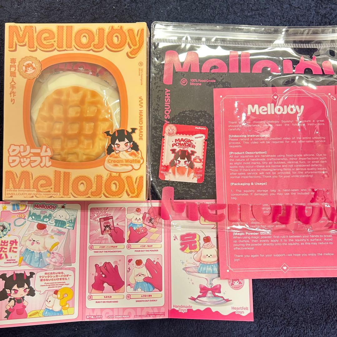 付属品フルセット】MelloJoy クリームワッフル丸 メロジョイ ワッフル