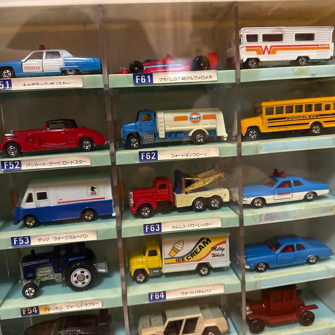 C*I様 絶版超希少品　トミカ 青箱外国車シリーズ 非売品ディスプレイケース付