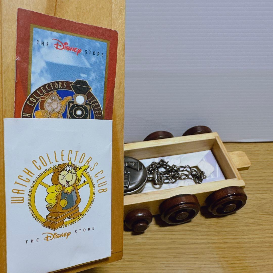 ウォルトディズニー　懐中時計　レトロ　レア　ディズニー　ミッキー　ミニー　汽車