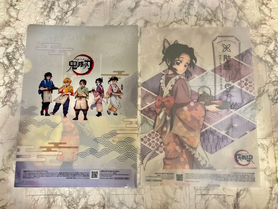 胡蝶 しのぶ】鬼滅の刃 × セブンイレブン クリアファイル・クリアポスター