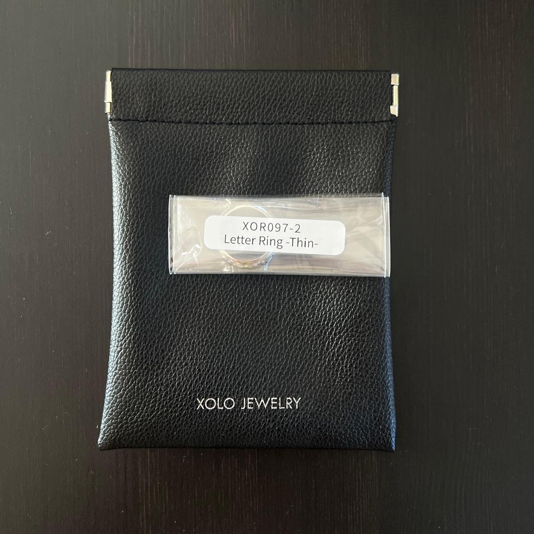 新品未使用 XOLO Letter Ring -Thin- レターリング M