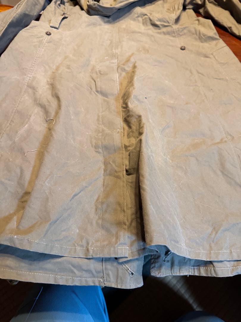 旧日本軍陸軍 雨外被 三色中號 昭和一九年製