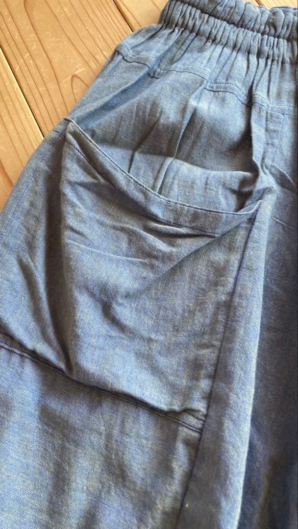 タマキニイメ tamaki niimeコットンタルンパンツ ロング　サイズ2