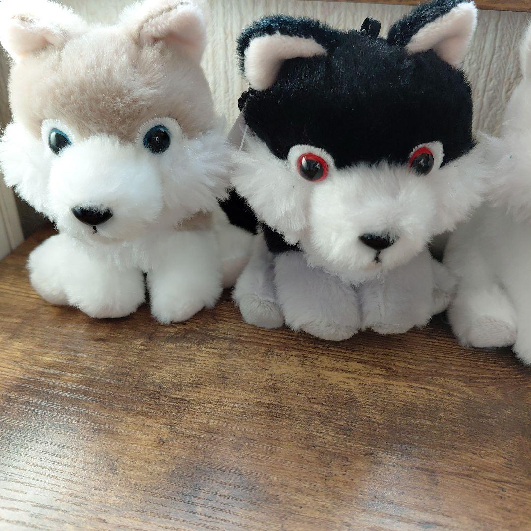 もふっと オオカミ ミステリアス 計4種セット マスコット ぬいぐるみ
