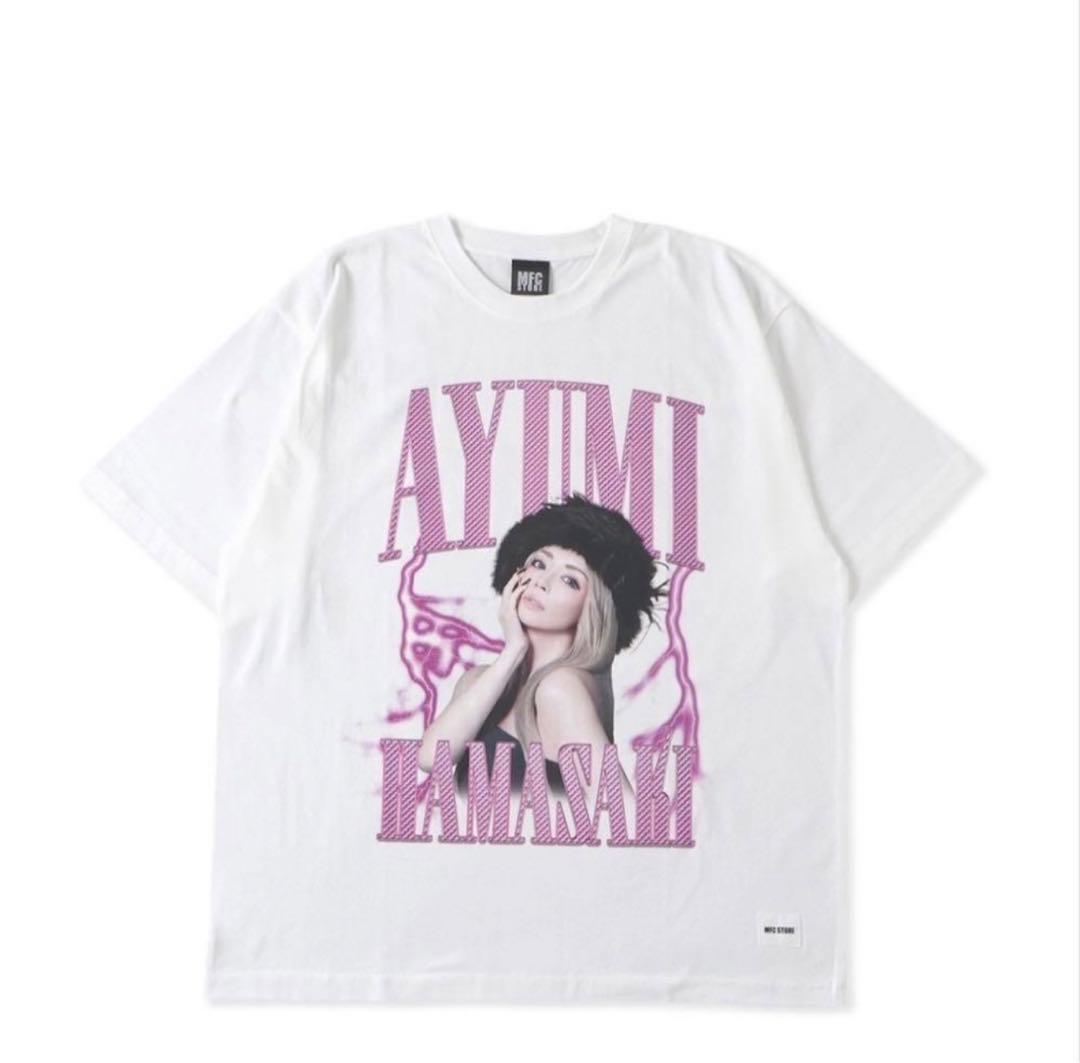 浜崎あゆみ Tシャツ ホワイト XXL - メルカリ