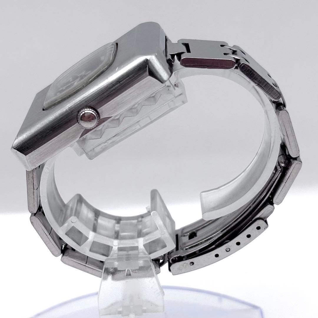 セイコー ロードマチック 青文字盤 スクエア アンティーク 23石 状態考慮