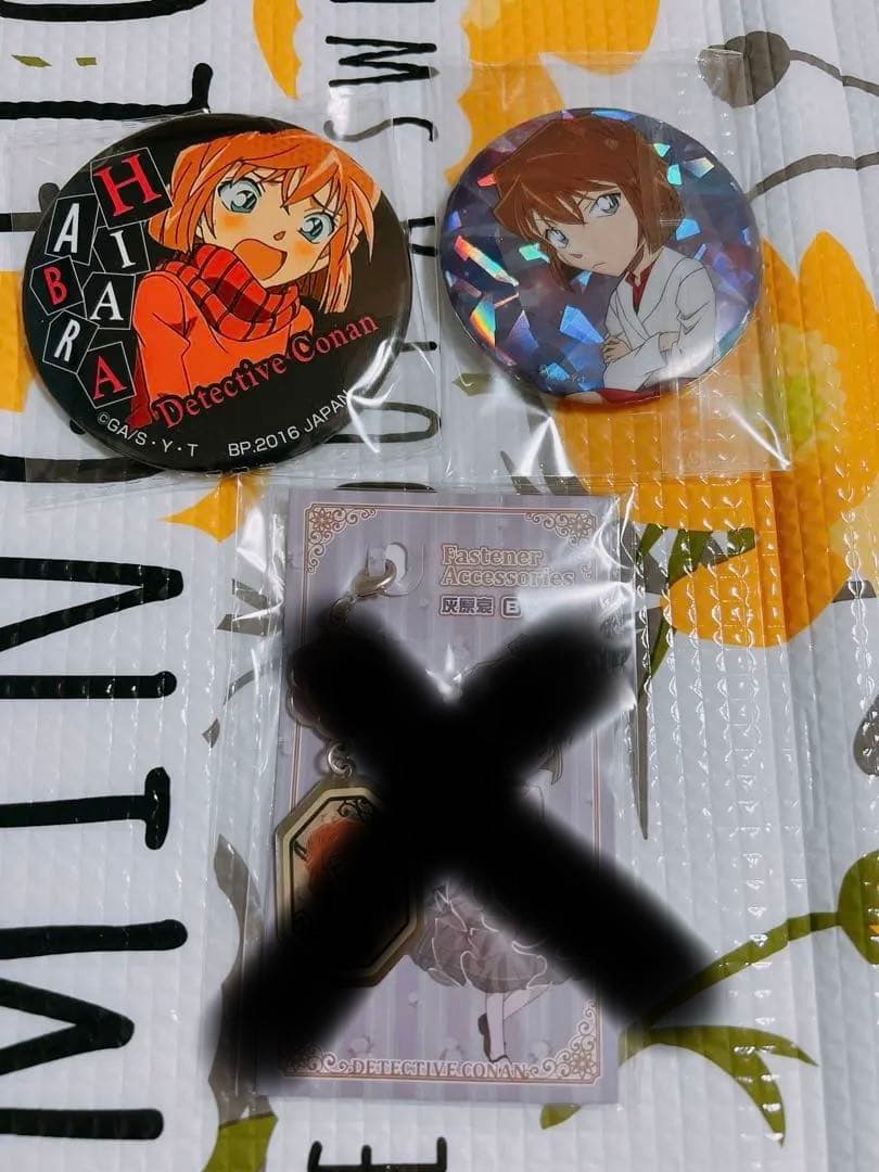 名探偵コナン コナン茶屋 限定 缶バッジ 江戸川コナン 灰原哀 名探偵コナン