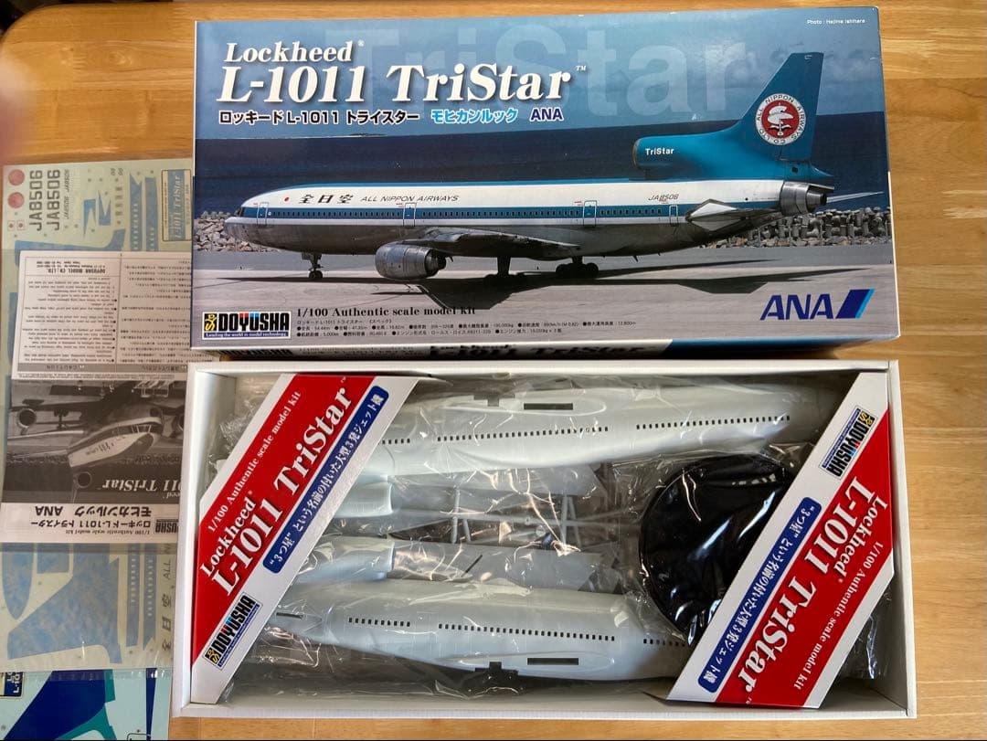 童友社 1/100 全日空 ロッキードL-1011トライスター モヒカンカラー