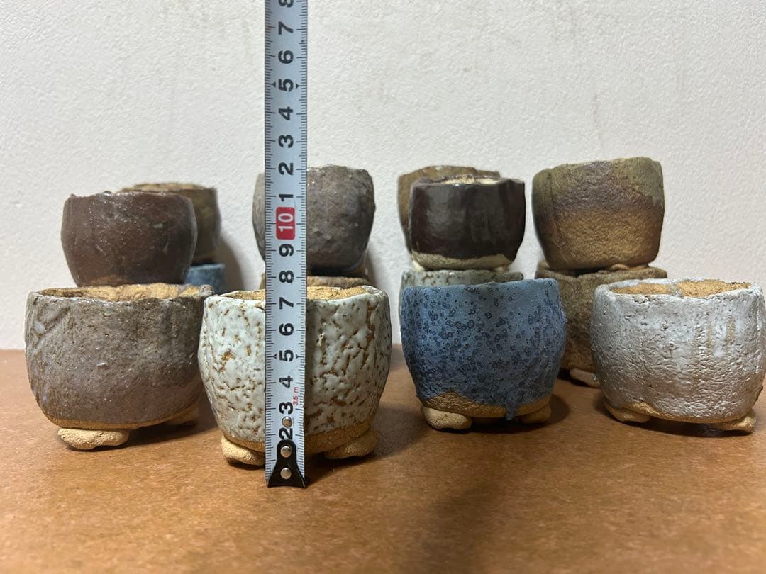 九谷焼 清陸 染付龍文 茶器 急須 湯呑 湯冷