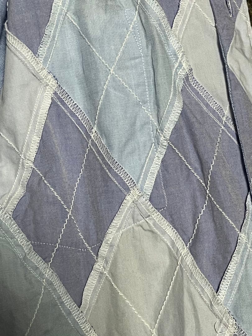 COMME des GARÇONS HOMME アーガイルパッチワークシャツ