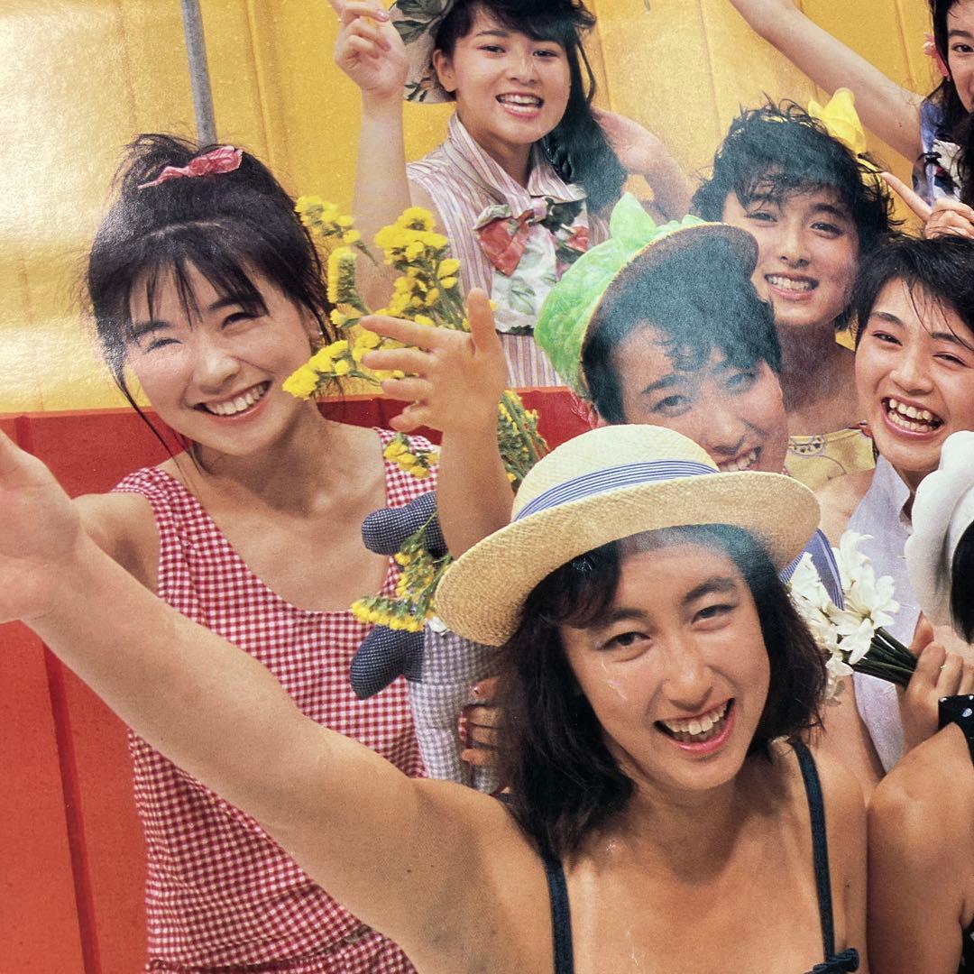 セーラー服を脱がさないで　おニャン子クラブ　B2ポスター　ダメージ有り