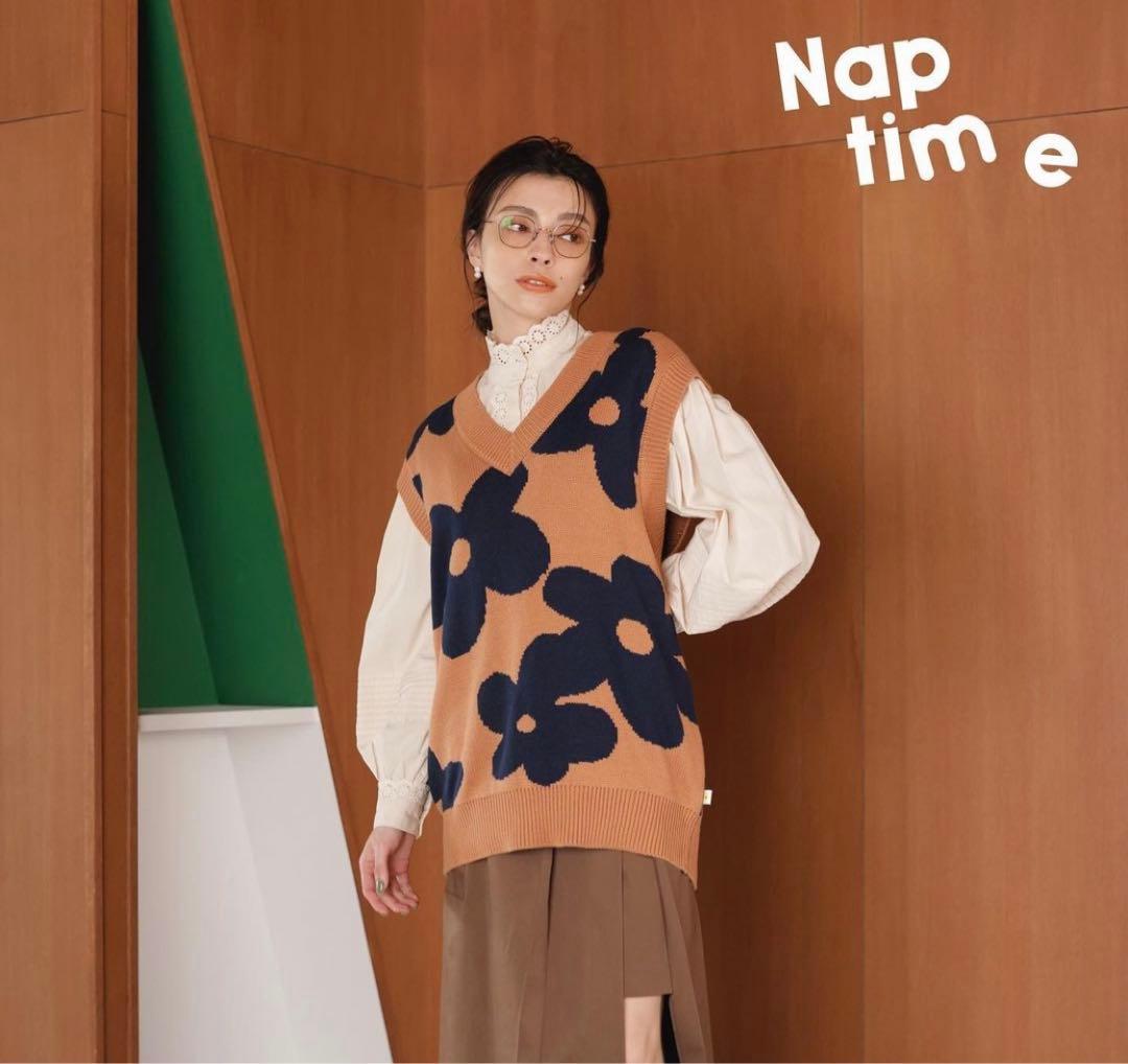 Nissy 西島隆弘 ナップタイム naptime. ニットベスト 花柄 - メルカリ