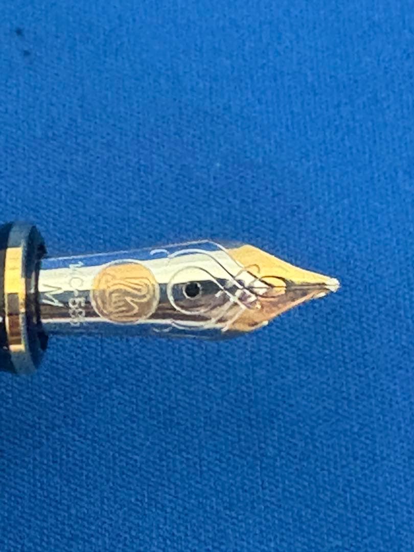 ペリカン万年筆 スーべレーンM600 M中字 ブルーストライブ