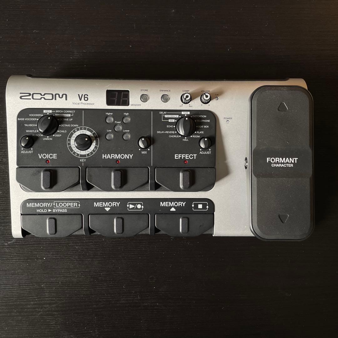 ボーカルエフェクター　ZOOM V6 Vocal Processor