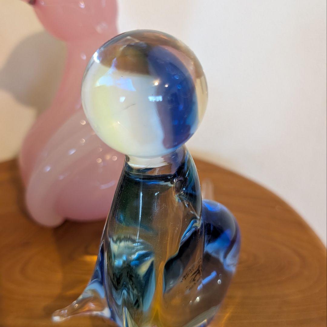 イタリア ヴェネチア ガラス工芸品 murano 3点セット