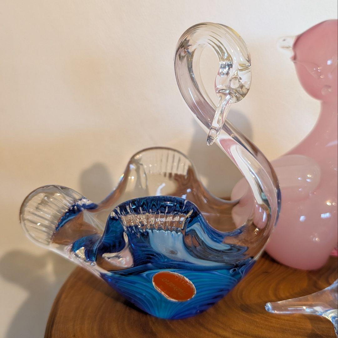 イタリア ヴェネチア ガラス工芸品 murano 3点セット