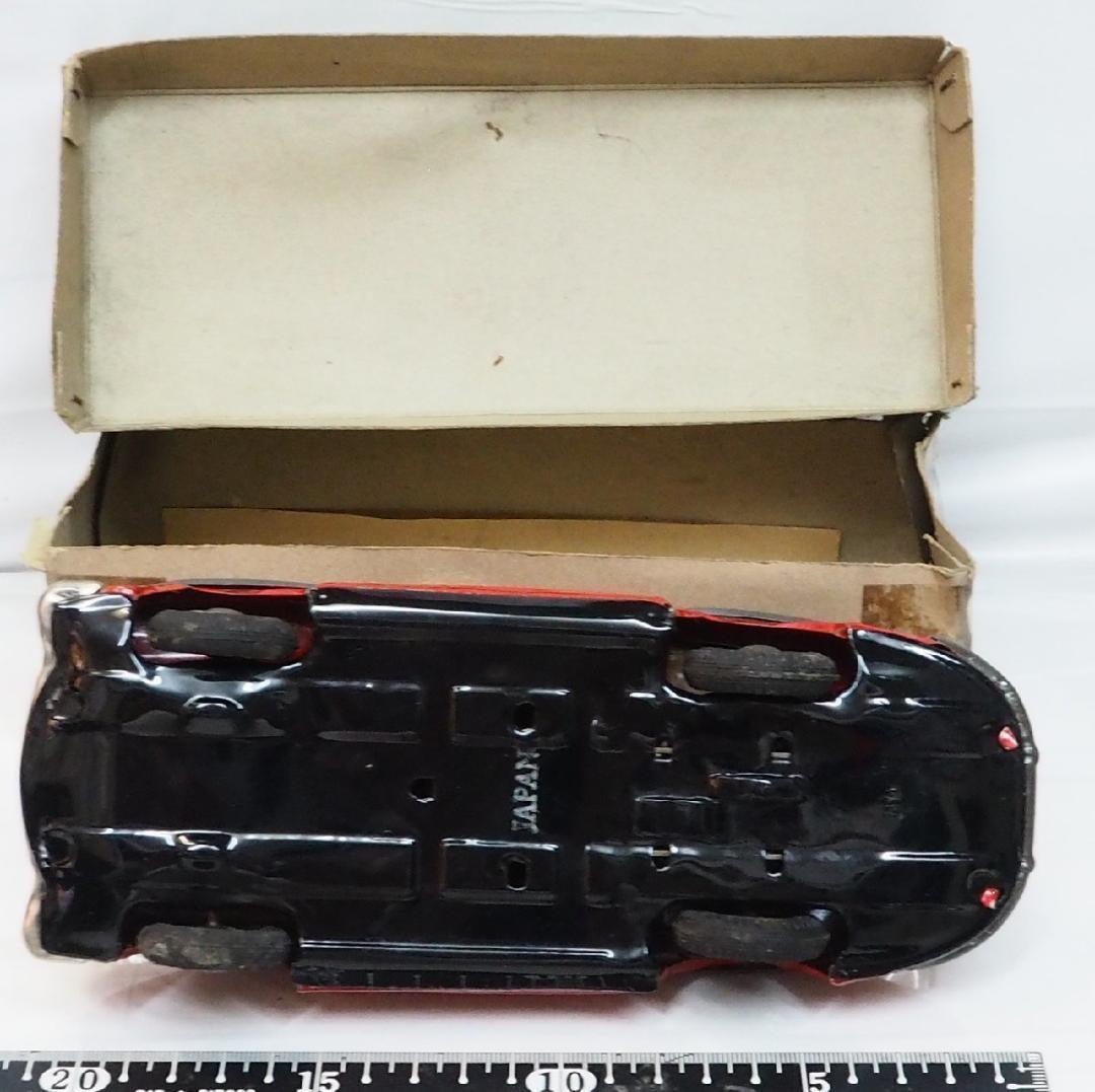 野村 メルセデス ベンツ300SLスポーツカー赤ブリキtin toy car箱付