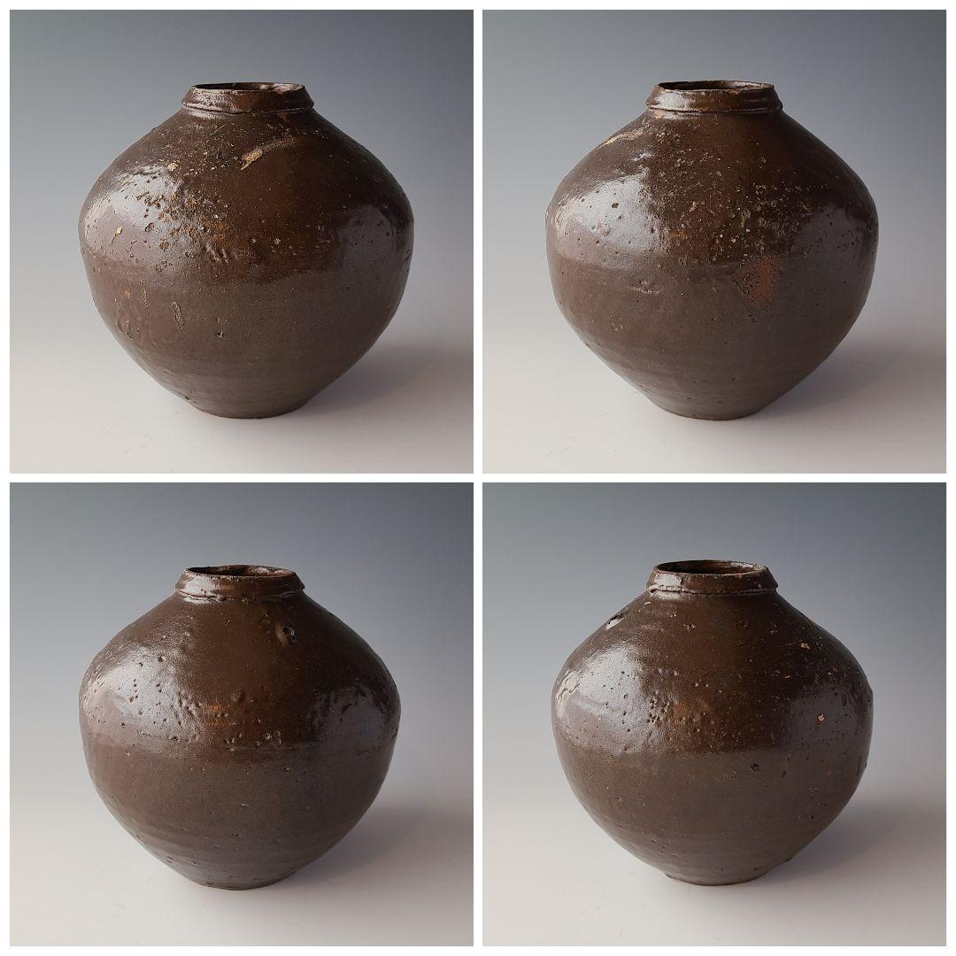 【アンティーク 骨董 古美術】 南蛮 ルソン 茶壷 花瓶 花器 陶芸 茶道具