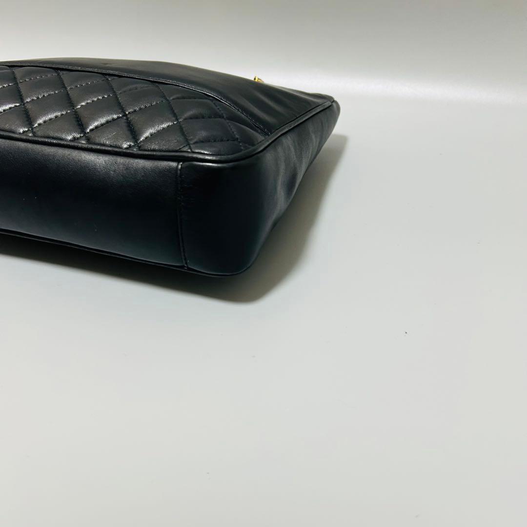 GIVENCHY ジバンシー レザー チェーン トートバッグ キルティング　黒