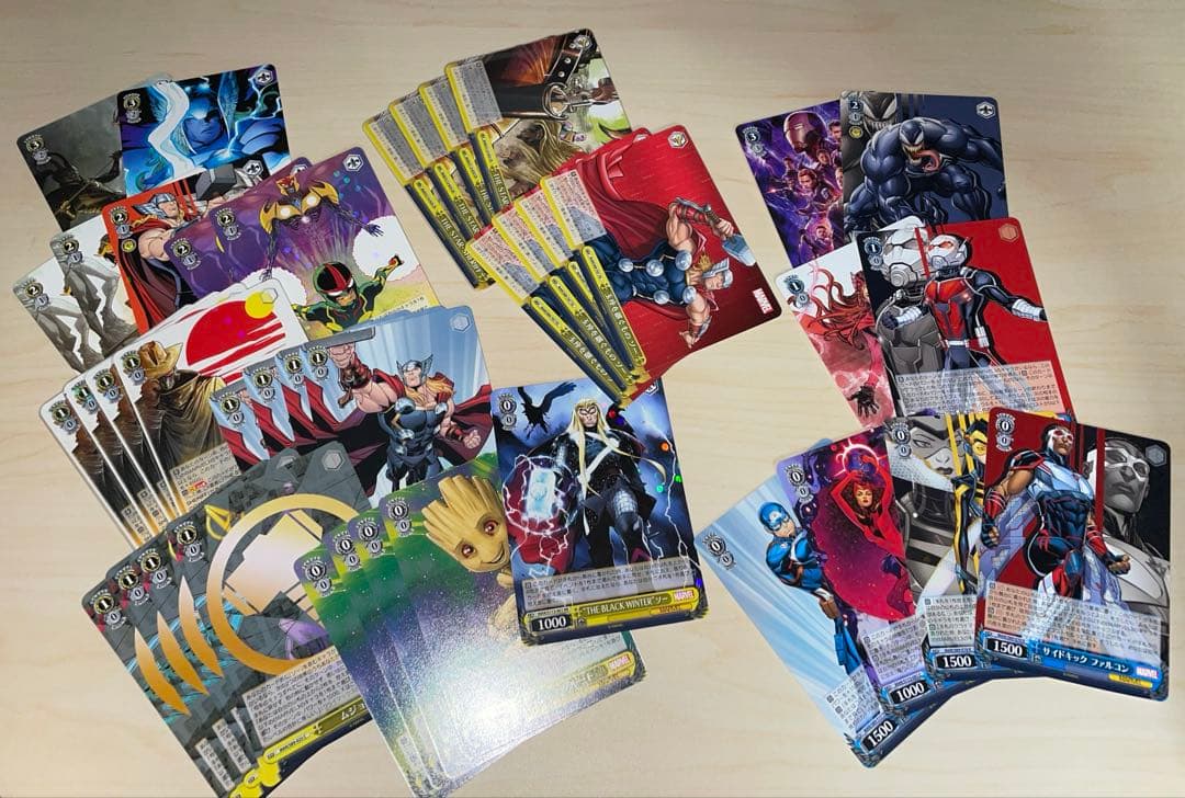 marvel 8門デッキ+パーツ B98408942 - ヴァイスシュヴァルツお 得 な