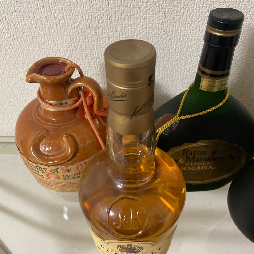古酒】ウイスキー＆ブランデー＆ロゼワイン5本セット
