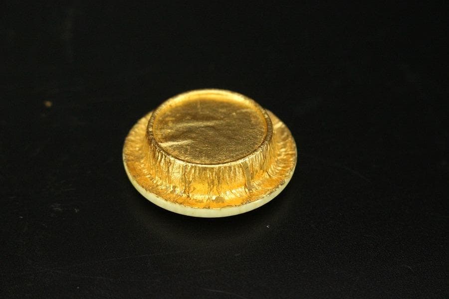 茶道具 肩衝茶入 良蓋 仕服 共箱(RC940)