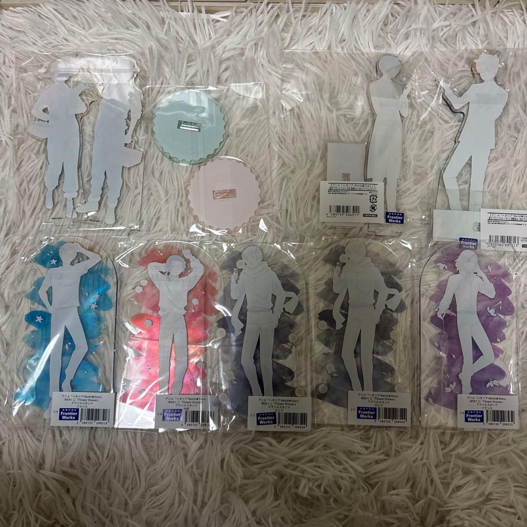 ヘタリア アクスタ バラ売り 日本 イギリス アメリカ 中国 フランス ロシア