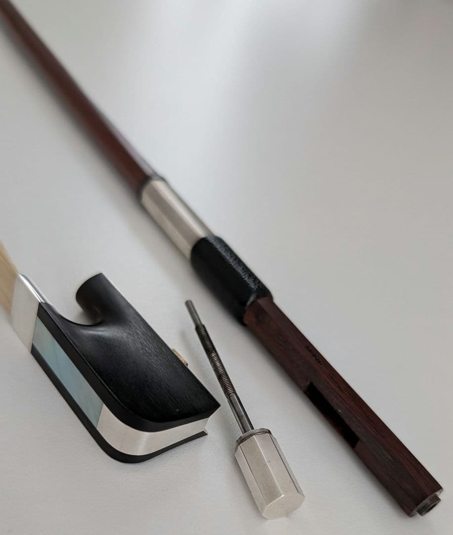 チェロ 弓 Finkel Lefin Nr.300 フィンケル スイス 修理跡