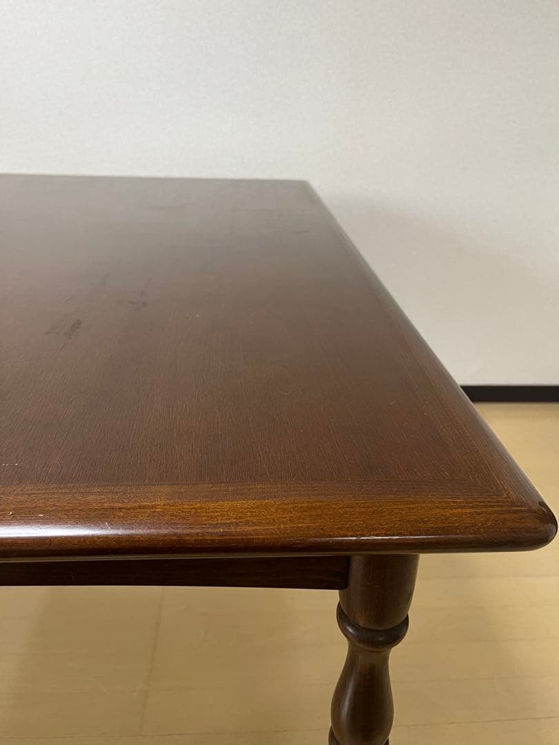 飛騨産業　キツツキ　長方形　木製　クラシック　ダイニングテーブル　USED